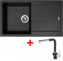 Sinks AMANDA 860 Metalblack + Mix 3...